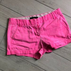 JCrew Pink Chino Shorts